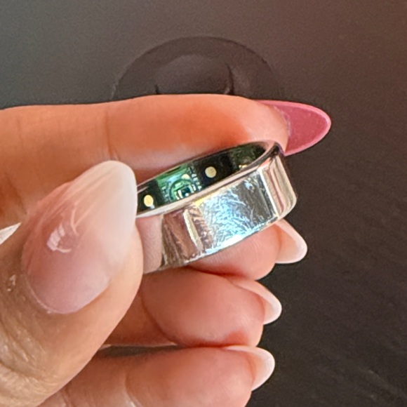 OURA Ring Gen 2 Heritage Silver Size 12 - Picture 5 of 6
